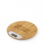 Báscula de cocina personalizada de bambú vista principal