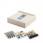 Set de juegos parchís, ajedrez y damas vista principal