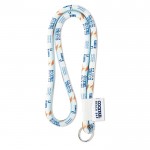 Lanyard cilíndrico con impresión por sublimación (0,8 cm) vista principal