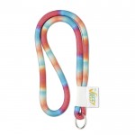 Lanyard cilíndrico con impresión por sublimación (0,8 cm) vista séptima