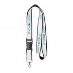 Lanyards publicidad con hebilla sublimados vista principal