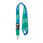 Lanyards publicidad con hebilla sublimados vista principal