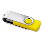 usb personalizado barato y efectivo color amarillo