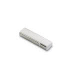 usb para publicidad personalizado con logo color blanco