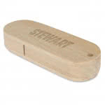 Pendrive de madera con logo