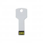 llave usb personalizada con el logotipo color blanco