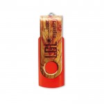 USB 3.0 con impresión del clip a color rojo