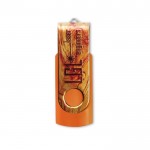 USB 3.0 con impresión del clip a color naranja