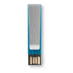 memorias usb personalizada con clip color azul