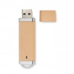 Memoria USB carcasa eco con tapón