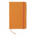 Libreta de bolsillo de páginas con rayas color Naranja