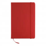 Libretas personalizadas de páginas con rayas color Rojo