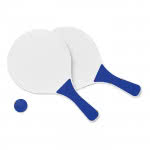 Set publicitario de raquetas de playa color Azul Marino segunda vista