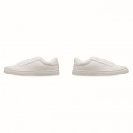 Zapatillas ligeras en cuero sintético con suela de goma talla 41 color blanco sexta vista