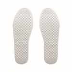 Zapatillas ligeras en cuero sintético con suela de goma talla 41 color blanco decima vista