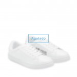 Zapatillas ligeras de cuero sintético con suela de goma vista de impresión