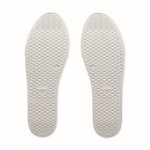 Zapatillas con suela de goma y hechas de cuero sintético talla 44 color blanco decima vista