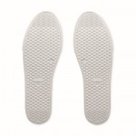Zapatillas con suela de goma y hechas de cuero sintético talla 44 color blanco decima vista