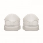 Zapatillas ligeras de cuero sintético con suela de goma talla 45 color blanco octava vista