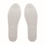 Zapatillas ligeras de cuero sintético con suela de goma talla 45 color blanco decima vista