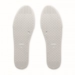 Zapatillas ligeras de cuero sintético con suela de goma talla 45 color blanco decima vista