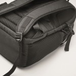 Mochila de RPET para portátil con varios bolsillos acolchados 15'' color negro vista fotografía sexta vista