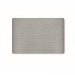 Manta waffle de algodón ligero con caja de regalo 300 g/m2 color gris segunda vista
