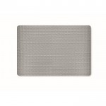 Manta waffle de algodón ligero con caja de regalo 300 g/m2 color gris segunda vista