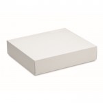 Manta waffle de algodón ligero con caja de regalo 300 g/m2 color gris quinta vista