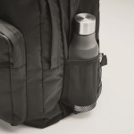 Mochila para portátil en poliéster RPET con bolsillos y acolchado 15'' color negro vista fotografía quinta vista