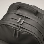 Mochila para portátil en poliéster RPET con bolsillos y acolchado 15'' color negro vista fotografía sexta vista