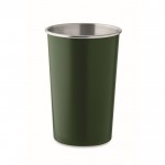 Vaso reutilizable de acero inoxidable reciclado 300ml color natural