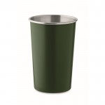 Vaso reutilizable de acero inoxidable reciclado 300ml color natural