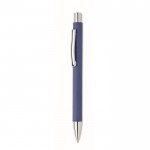 Bolígrafo en papel reciclado color azul
