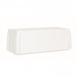 Mantel rectangular de poliéster para eventos 280x210cm 180 g/m2 color blanco