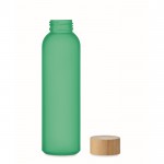 Botella de cristal personalizada de color 500ml Crystal Resistant color verde quinta vista