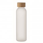 Botella de cristal personalizada de color 500ml Crystal Resistant color blanco
