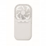 Ventilador plegable para escritorio o portátil con 4 velocidades color blanco cuarta vista