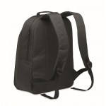 Mochila para portátil de RPET con compartimiento para refrigerar 15'' color negro segunda vista