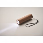 Linterna de mano recargable de madera con 3 ajustes de luz 5W color madera vista fotografía segunda vista