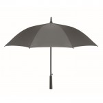 Paraguas de pongee antiviento con apertura automática 23'' color gris