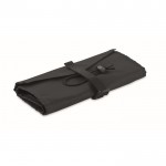Bolsa enrollable de RPET de 3 compartimientos y convertible en neceser color negro segunda vista
