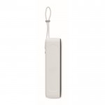 Powerbank con muñequera y cable USB con enchufe tipo C 10.000 mAh color blanco octava vista