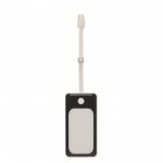 Powerbank con muñequera y cable USB con enchufe tipo C 10.000 mAh color blanco novena vista