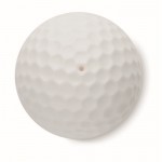Bálsamo labial de ABS en forma de pelota de golf sabor vainilla SPF10 color blanco quinta vista