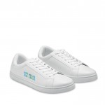 Zapatillas ligeras de PU con suela de goma vista de impresión