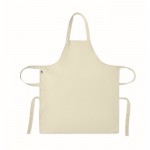 Delantal con bolsillos delanteros y ajustable del cuello 240g/m2 quinta vista