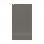 Toalla suave y absorbente de 100% algodón orgánico 360 g/m2 50x30 color gris tercera vista