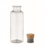 Botella de Tritan Renew™ con tapa redonda de corcho 500ml color transparente tercera vista