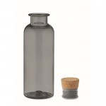 Botella de Tritan Renew™ con tapa redonda de corcho 500ml color gris transparente tercera vista